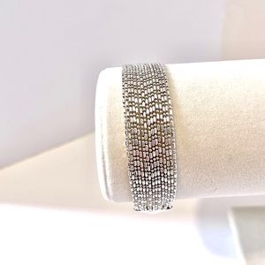 Italian Sterling Silver 925 Multi-Strand Bracelet